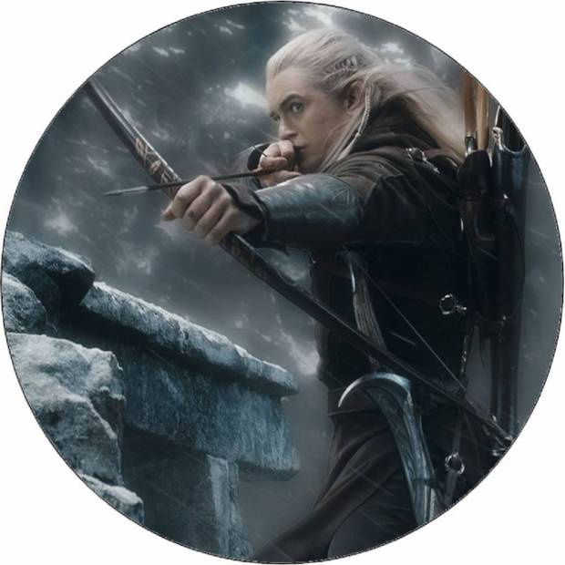 Jedlý papír Pán prstenů Legolas v bouřce 19,5 cm