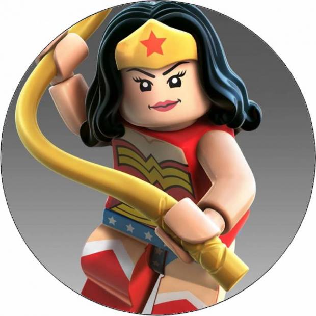 Jedlý papír Lego Wonder Woman 19,5 cm