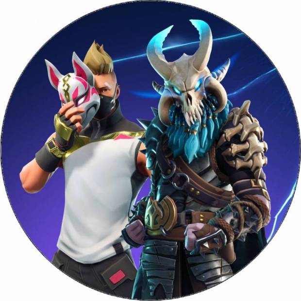 Jedlý papír Fortnite bojovníci v maskách 19,5 cm