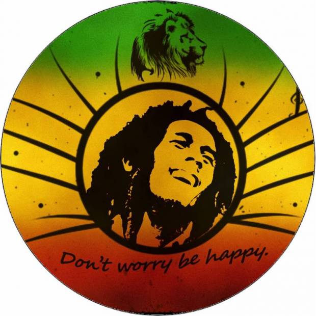 Jedlý papír Bob Marley Be happy 19,5 cm