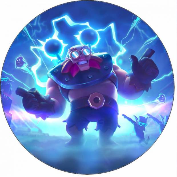 Jedlý papír Clash Royale Golem 19,5 cm