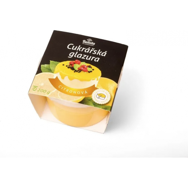 Cukrářská glazura citronová 200g