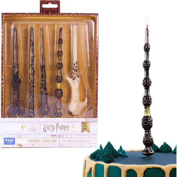 Set svíček Harry Potter, kouzelné hůlky 22 cm