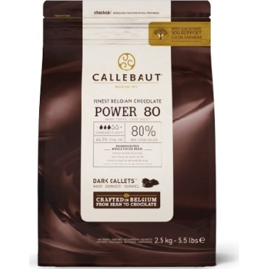 Barry Callebaut Čokoláda 80 power hořká 2,5kg