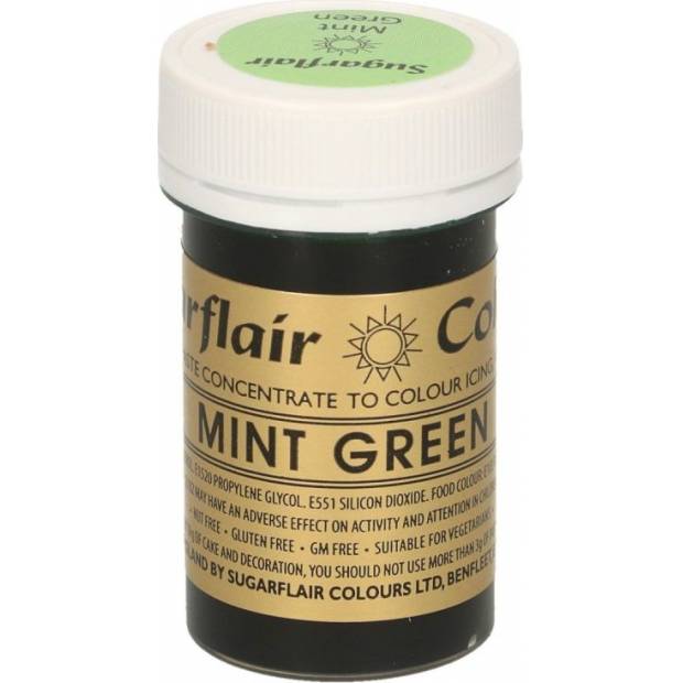 Gelová barva mint green 25g