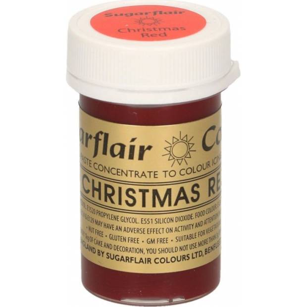 Gelová barva christmas red 25g