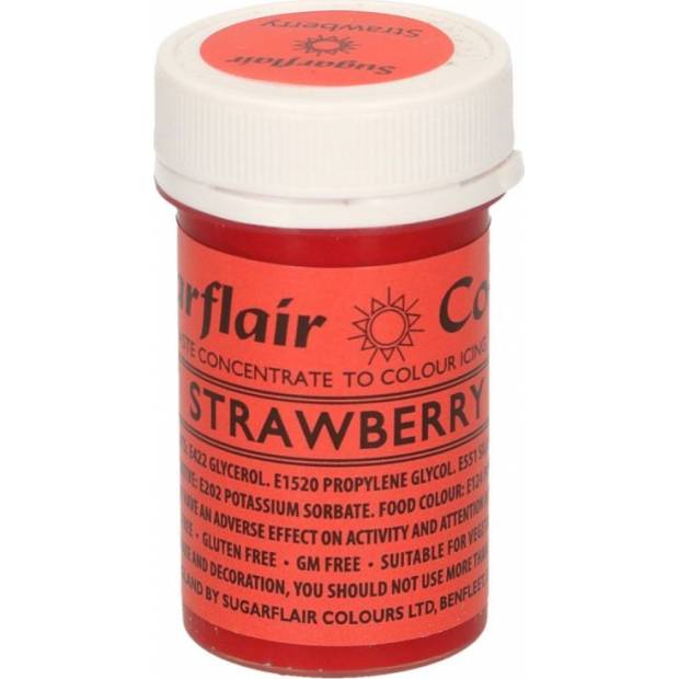 Gelová barva strawberry 25g