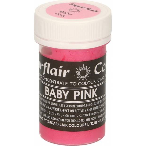 Gelová barva baby pink pastelová 25g