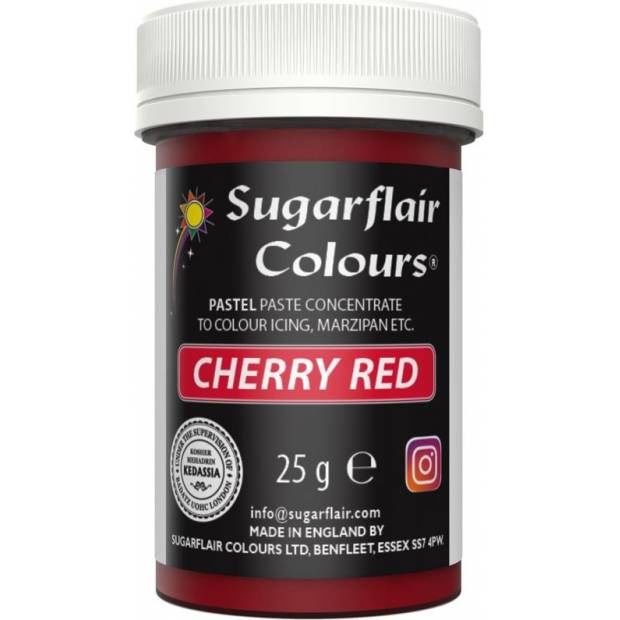 Gelová barva cherry red pastelová 25 g