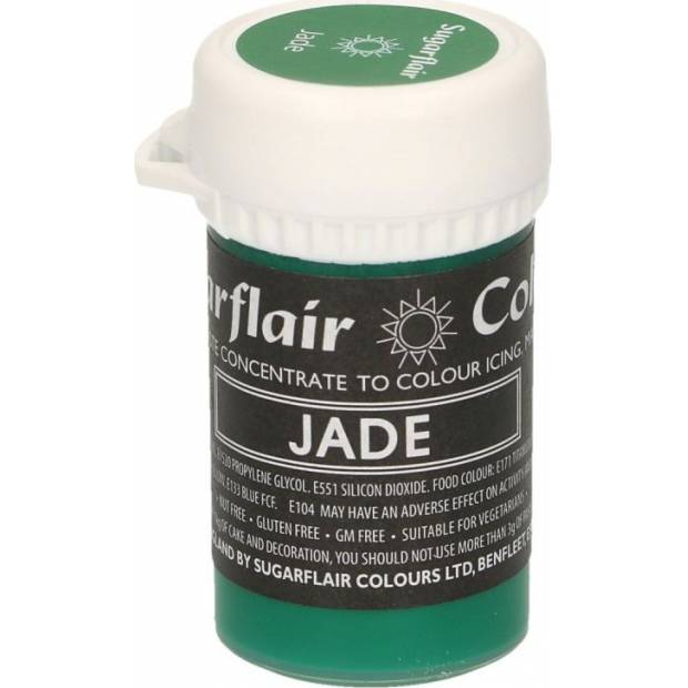 Gelová barva jade 25g