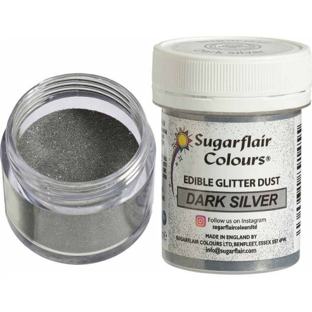 Třpyt dark silver 10g