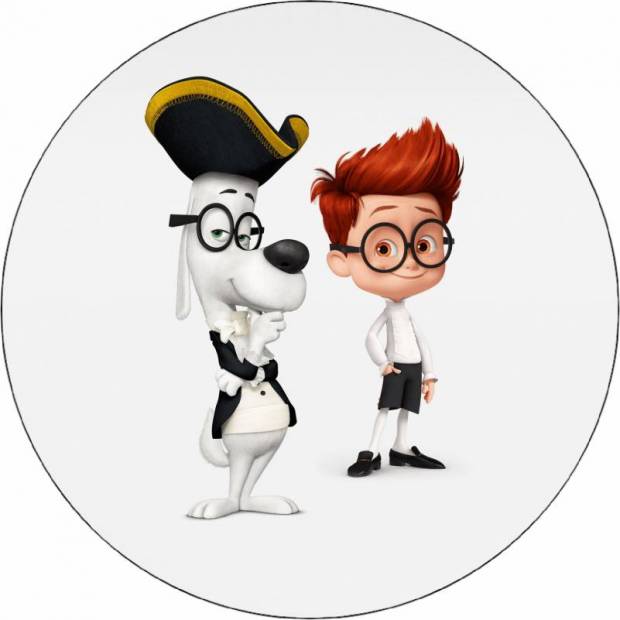 Jedlý papír Peabody a Sherman 19,5 cm