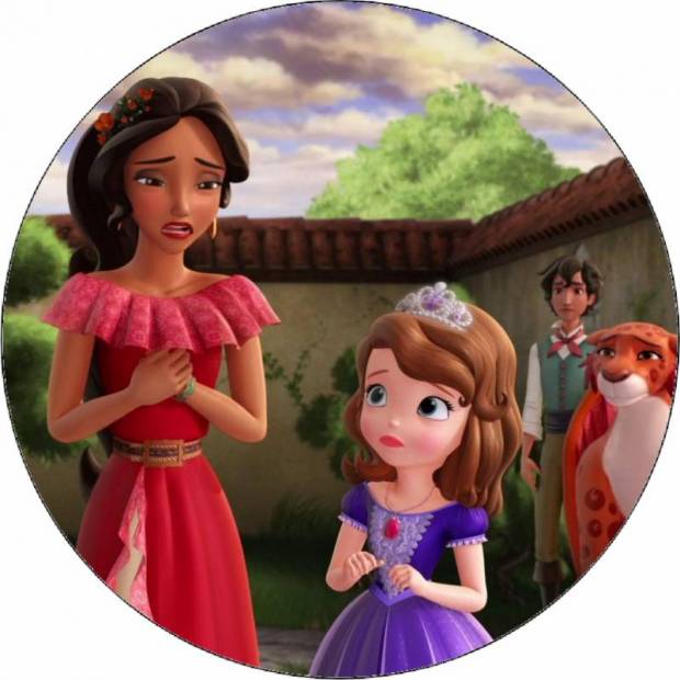 Jedlý papír Elena z Avaloru a Isabel 19,5 cm