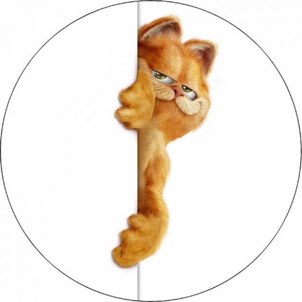 Jedlý papír Garfield za zdí 19,5 cm