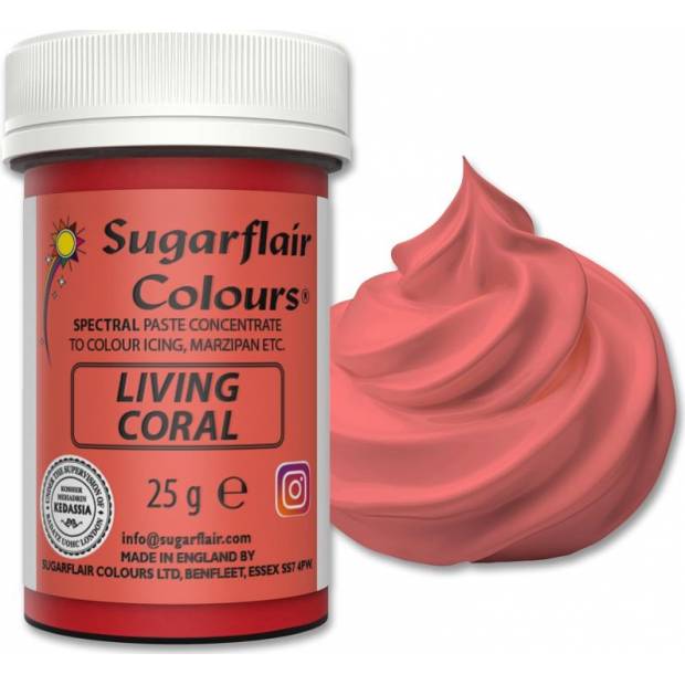 Gelová barva antique living coral 25g