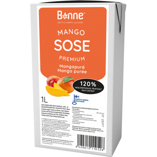 Ovocné pyré 120% Mango 1l