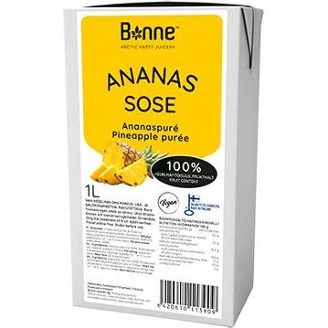 Ovocné pyré 100% ananas 1l