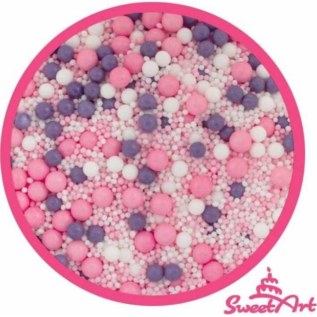 SweetArt cukrové zdobení Girl sprinkle mix (80 g)