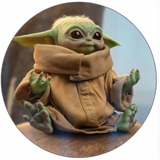 Jedlý papír Mandalorian Baby Yoda 19,5 cm