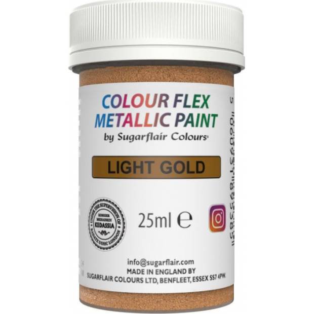 Gelová barva light gold 25g