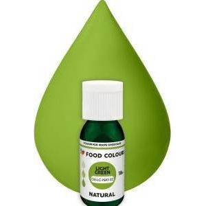 Food Colours přírodní tekutá barva do čokolády Light Green (18 ml)