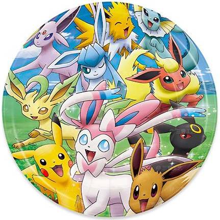 Párty papírové talíře 22cm 10ks Pokémon