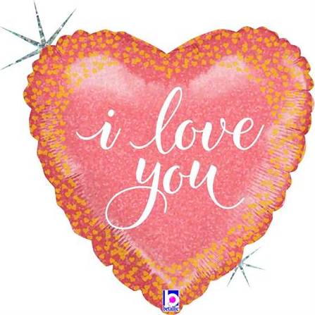 Nafukovací balónek srdce i love you 46cm - Grabo