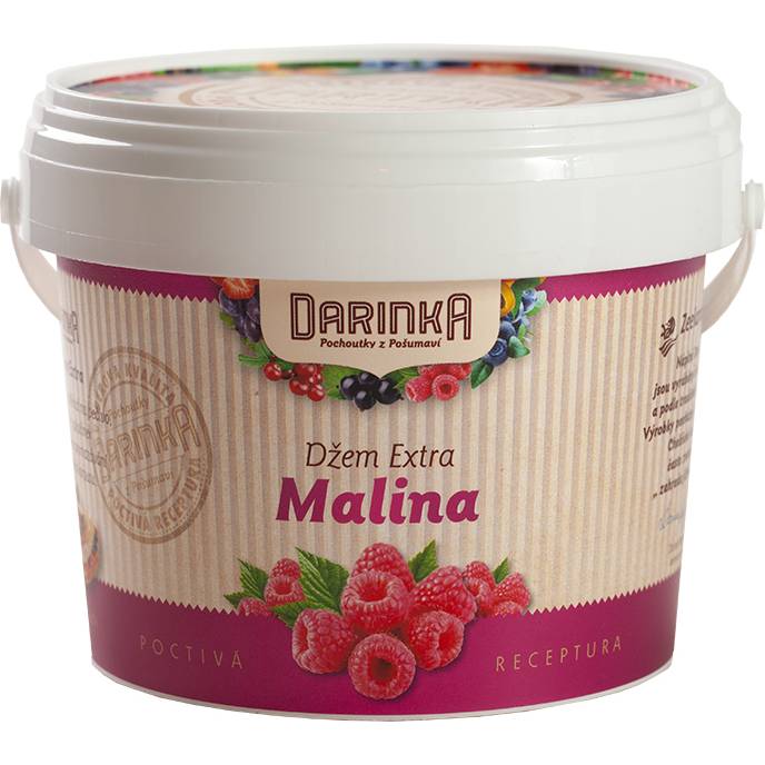 Darinka džem s extra podílem ovoce Malina 1 kg