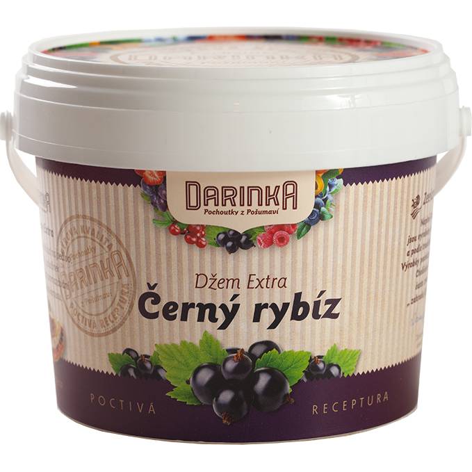 Darinka džem s extra podílem ovoce Černý rybíz 1 kg