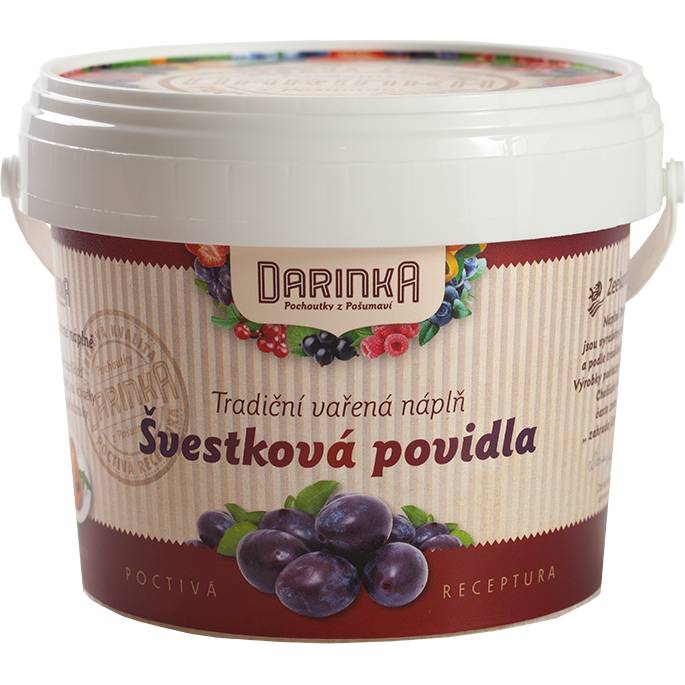 Darinka tradiční náplň Švestková povidla 1 kg