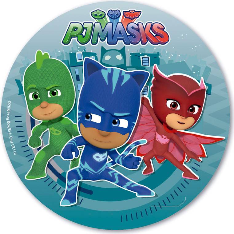 Jedlý papír PJ Masks 20cm - Dekora