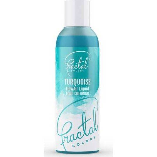 Airbrush barva tekutá Fractal - Turquoise (100 ml) 6112 dortis - dortis