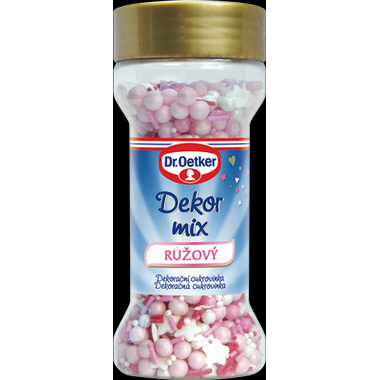 Dr. Oetker Dekor mix růžový (50 g) DO0033 dortis - Dr. Oetker