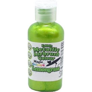 Airbrush barva perleťová Magic Colours (55 ml) Lemongrass ABMLMG dortis - Magic Colours