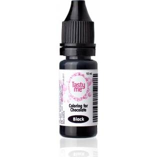 Tekutá barva do čokolády Tasty Me (10 ml) Black 5837 dortis - Tasty Me