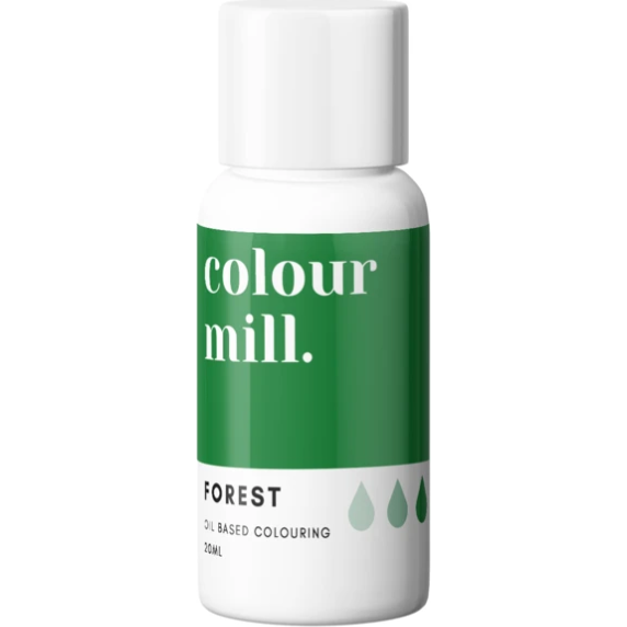 Olejová barva 20ml vysoce koncentrovaná zelený les - colour mill