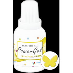 Food Colours gelová barva PowerGel Sunshine Glow 20 g - dortis