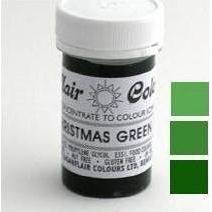 Gelová barva Sugarflair (25 g) Christmas Green - Sugarflair