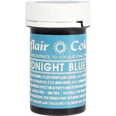 Gelová barva Sugarflair (25 g) Midnight Blue A150 dortis - Sugarflair