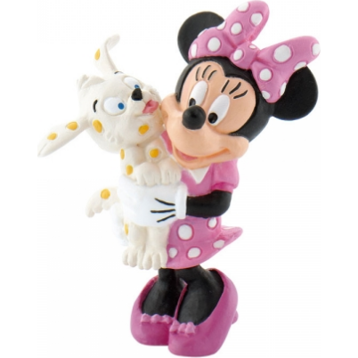 Figurka na dort Minnie a štěně 7x5cm - Bullyland