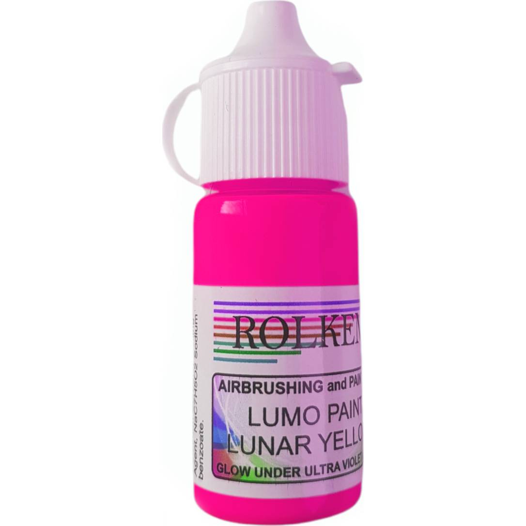 Neonová fluorescenční gelová barva 15ml Pinkilicious - Rolkem