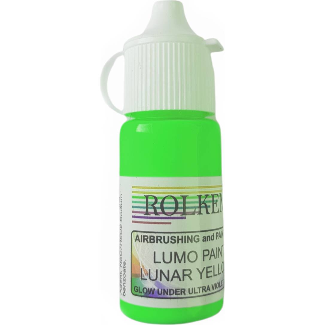 Neonová fluorescenční gelová barva 15ml Stellar green - Rolkem