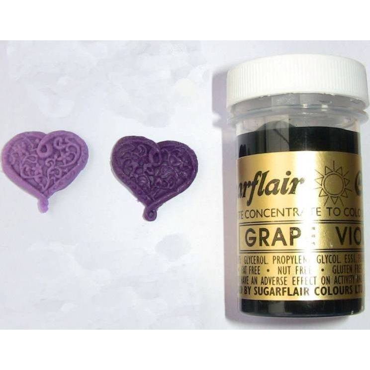 Gelová barva Sugarflair (25 g) Grape Violet - Sugarflair