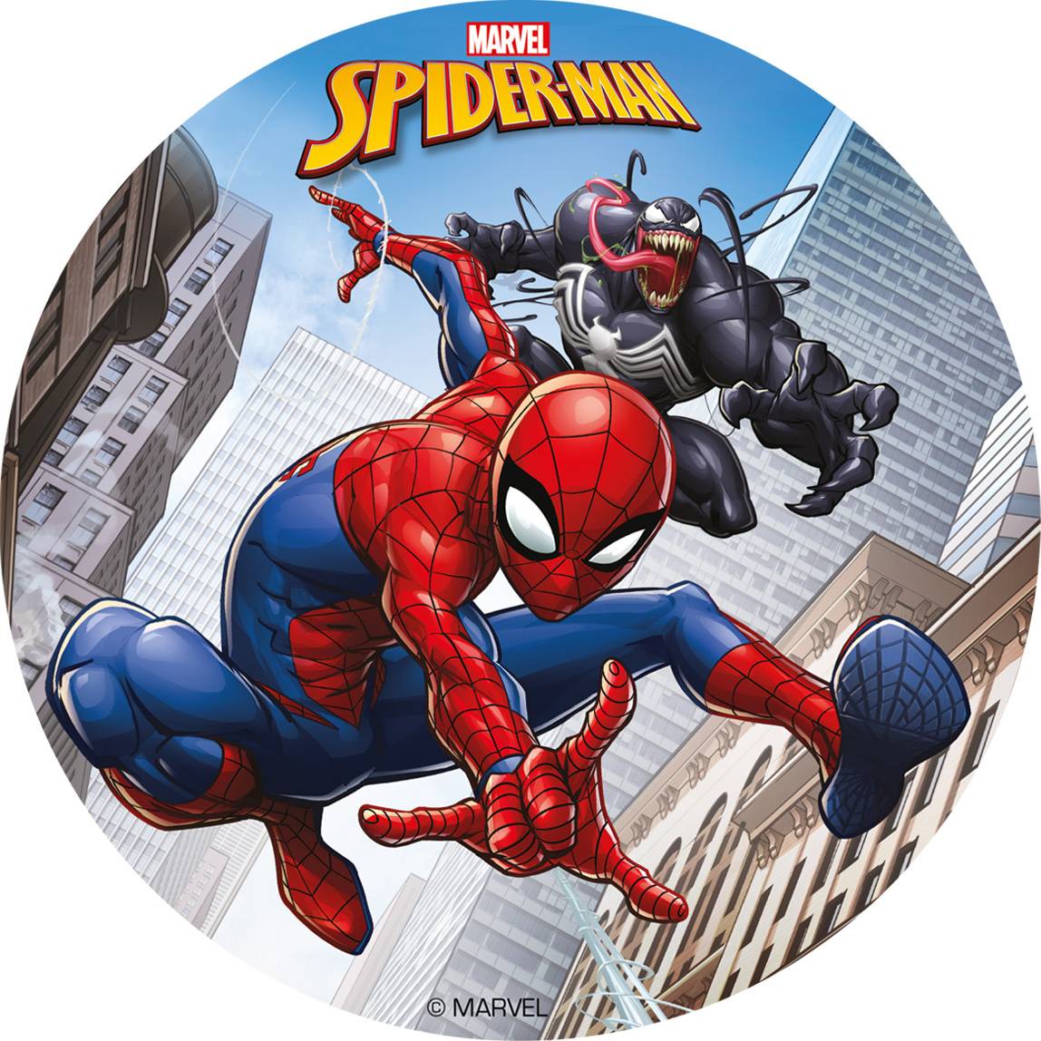 Fondánový papír Spiderman 15,5cm - Dekora - Dekora