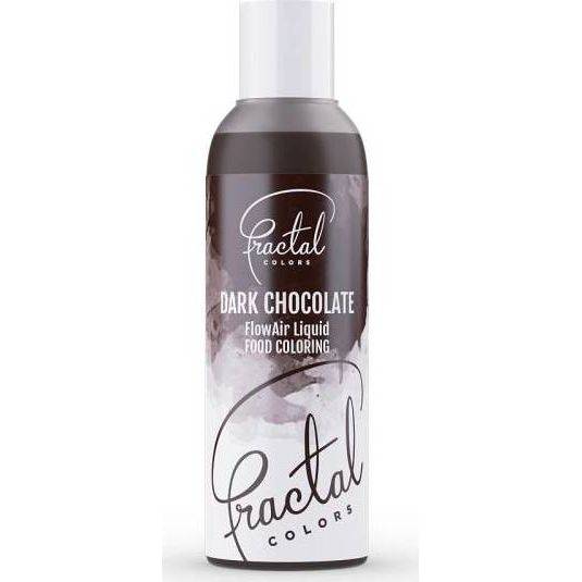 Airbrush barva tekutá Fractal - Dark Chocolate (100 ml) - dortis