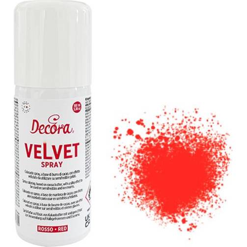 Červený velvet sprej 100 ml - Decora