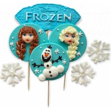 Cukrová figurka Frozen zápich do dortu - K Decor