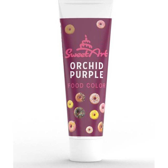 SweetArt gelová barva tuba Orchid Purple (30 g) - dortis