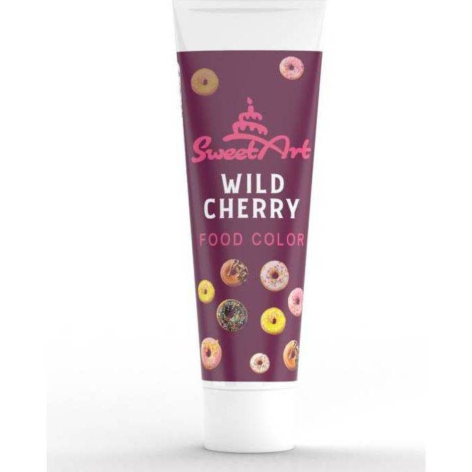 SweetArt gelová barva tuba Wild Cherry (30 g) - dortis