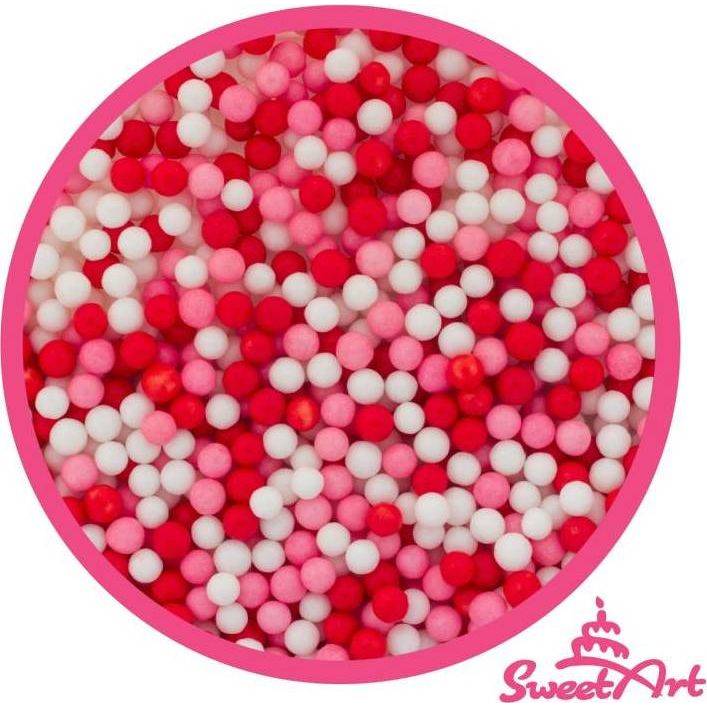 SweetArt cukrové perly Love mix 5 mm (80 g) - dortis